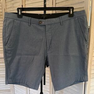 Ted Baker London Men's Blue Flat Front Shorts